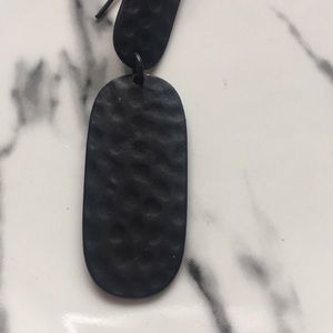 @merfnyc Jewelry - Black Metal Textured Earrings @merfnyc Jewelry - Black Metal Textured Earrings
